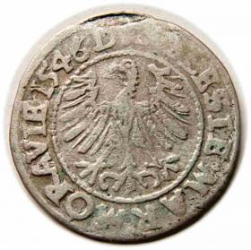 Obrazek 2 dla: Grosz 1546 Ferdynand I Habsburg Wrocław