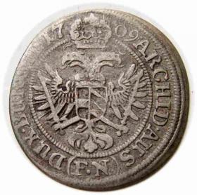 Obrazek 2 dla: 3 krajcary 1709 Józef I Habsburg Wrocław