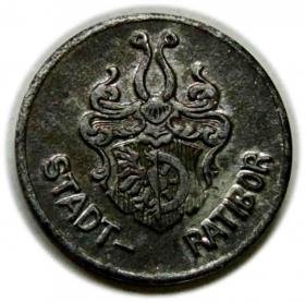 Obrazek 2 dla: 5 fenigów 1919 Racibórz / Ratibor