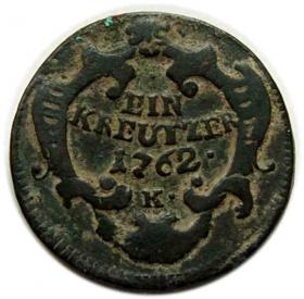 Obrazek dla: 1 krajcar 1762 Maria Teresa Habsburg Austria