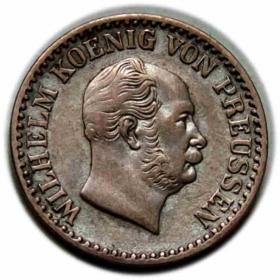 Obrazek dla: 1 silber groschen 1864 Wilhelm I Hohenzollern Prusy Berlin