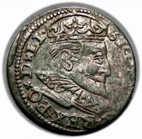 Obrazek dla: Trojak 1597 Zygmunt III Waza Ryga