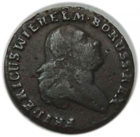 Obrazek 2 dla: Grosz 1797 Fryderyk Wilhelm II Prusy Południowe Wrocław