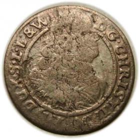 Obrazek dla: 6 krajcarów 1665 Chrystian Wołowski Księstwo Brzesko  Legnickio  Wołowskie Brzeg