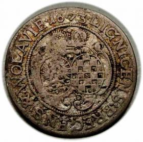 Obrazek dla: 6 krajcarów 1673 Ludwika Anhalcka Księstwo Brzesko  Legnicko  Wołowskie Brzeg