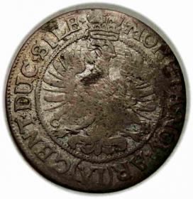 Obrazek 2 dla: 6 krajcarów 1673 Ludwika Anhalcka Księstwo Brzesko  Legnicko  Wołowskie Brzeg