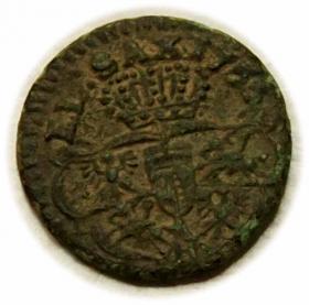 Obrazek 2 dla: Szeląg 1755 August III Sas Gubin