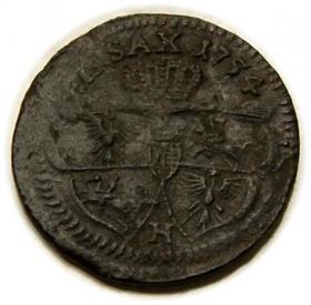 Obrazek 2 dla: Grosz 1754 August III Sas Gubin