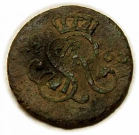 Obrazek 2 dla: Półgrosz 1767 Stanisław August Poniatowski Kraków