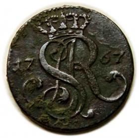 Obrazek dla: Grosz 1767 Stanisław August Poniatowski Kraków