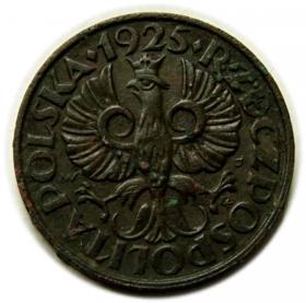 Obrazek 2 dla: 2 grosze 1925 II RP Warszawa