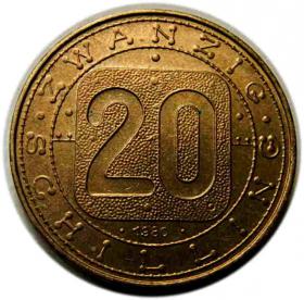 Obrazek dla: 20 szylingów 1980 Austria