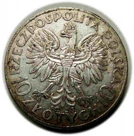 Obrazek 2 dla: 10 złotych 1933 Głowa Kobiety II RP Warszawa