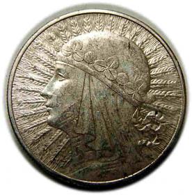 Obrazek dla: 10 złotych 1932 Głowa Kobiety II RP Londyn