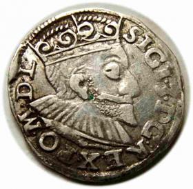 Obrazek dla: Trojak 1593 Zygmunt III Waza Poznań