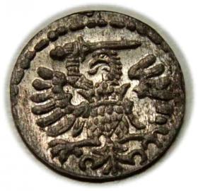 Obrazek 2 dla: Denar 1597 Zygmunt III Waza Gdańsk