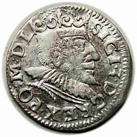 Obrazek dla: Trojak 1594 Zygmunt III Waza Poznań