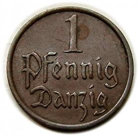 Obrazek dla: 1 fenig 1937 Wolne Miasto Gdańsk