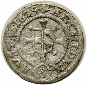 Obrazek 2 dla: 1 krajcar 1629 Ferdynand III Habsburg Kłodzko