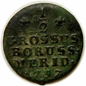 Obrazek dla: Półgrosz 1797 Fryderyk Wilhelm II Prusy Południowe Wrocław