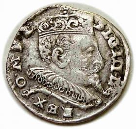 Obrazek dla: Trojak 1594 Zygmunt III Waza Wilno