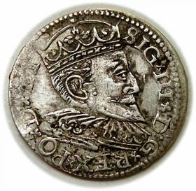 Obrazek dla: Trojak 1596 Zygmunt III Waza Ryga