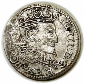 Obrazek dla: Trojak 1597 Zygmunt III Waza Ryga