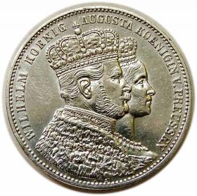 Obrazek dla: Talar 1861 Wilhelm I Hohenzollern Prusy Berlin