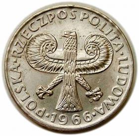 10 złotych 1966 VII wieków Warszawy PRL 