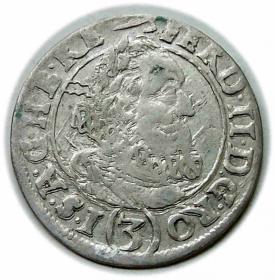 Obrazek dla: 3 krajcary 1627 Ferdynand I Habsburg Wrocław