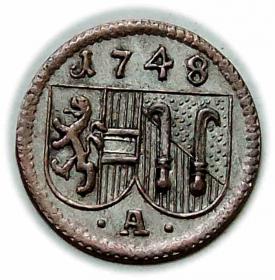 Obrazek dla: Fenig 1748 Andrzej Jakub von Dietrichstein Salzburg