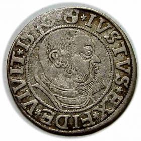 Obrazek dla: Grosz 1540 Albrecht Hohenzollern Księstwo Pruskie Królewiec