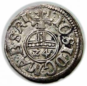 Obrazek dla: Grosz 1615 Jan Zygmunt Hohenzollern Księstwo Pruskie Drezdenko