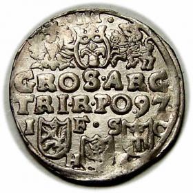 Obrazek dla: Trojak 1597 Zygmunt III Waza Bydgoszcz