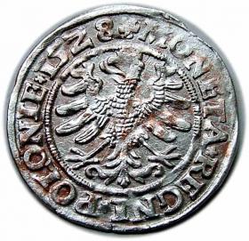 Obrazek 2 dla: Grosz 1528 Zygmunt I Stary Kraków