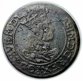 Obrazek dla: Szóstak 1662 Jan Kazimierz Kraków