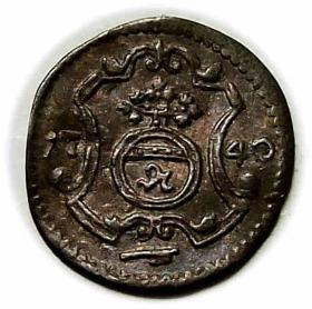 Obrazek dla: Halerz 1740 August III Sas Drezno