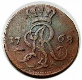 Obrazek dla: Grosz 1768 Stanisław August Poniatowski Warszawa