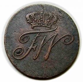 Obrazek 2 dla: 1/2 krajcara 1796 Fryderyk Wilhelm II Wrocław