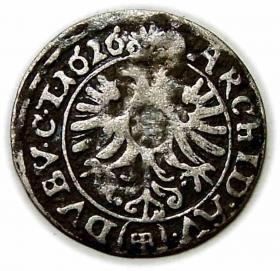 Obrazek 2 dla: 1 krajcar 1626 Ferdynand II Habsburg Wrocław