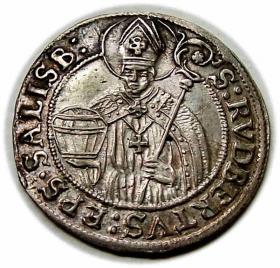 Obrazek dla: 3 krajcary 1681 Maksymilian Gandalf graf Kuenburg Salzburg