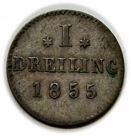 Obrazek dla: 1 dreiling 1855 Hamburg