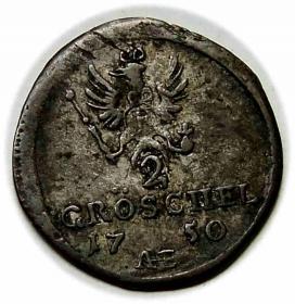 Obrazek 2 dla: 2 greszel 1750 Fryderyk II Wielki Wrocław