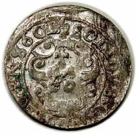 Obrazek 2 dla: Szeląg 1601 Zygmunt III Waza Ryga