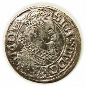 Obrazek dla: 3 krajcary 1617 Zygmunt III Waza Kraków