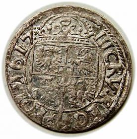 Obrazek 2 dla: 3 krajcary 1617 Zygmunt III Waza Kraków