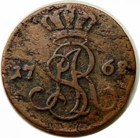 Obrazek dla: Grosz 1768 Stanisław August Poniatowski Warszawa