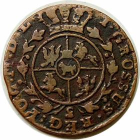 Obrazek 2 dla: Grosz 1768 Stanisław August Poniatowski Warszawa