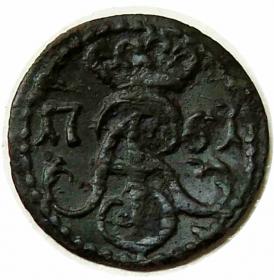 Obrazek 2 dla: Szeląg 1761 August III Sas Toruń
