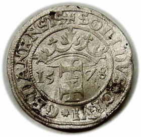 Obrazek dla: Szeląg 1578 Stefan Batory Gdańsk